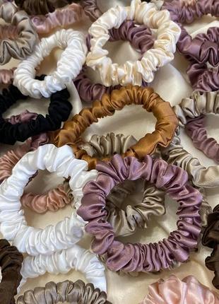 Шелковые резинки для волос, 100% шелк mulberry.