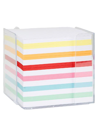 Папір стікер для нотаток 800 шт 8,9 х 8,9 см комбіновані або білі united office 8135