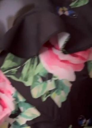 Шикарное нарядное платье в пол сарафан,в цветах турция.3 фото