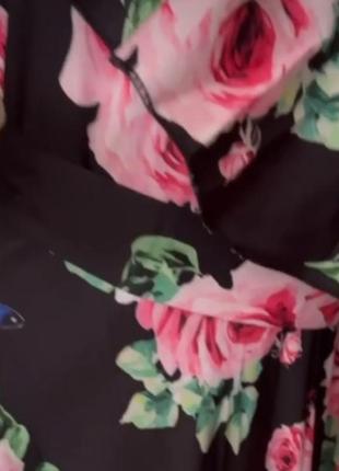 Шикарное нарядное платье в пол сарафан,в цветах турция.2 фото
