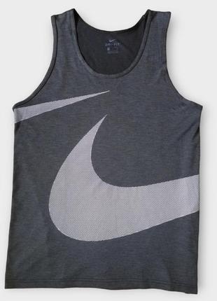 Мужская майка nike dri fit big logo, размер м