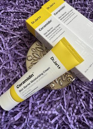 Вiдновлюючий крем з керамiдами dr. jart+ ceramidin skin barrier moisturizer cream 50 мл