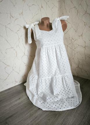 Сарафан плаття нове біле прошва бавовна