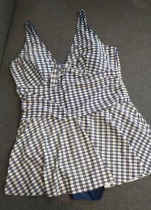 Слитный купальник платья 2xl-3xl