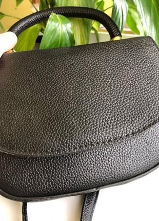 Модна чорна стильна сумка жіноча сумочка арт 31617 фото