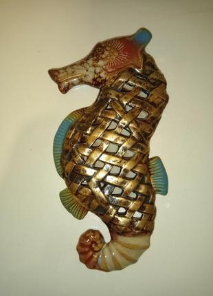 Сувенір морський коник кераміка морська тематика2 фото