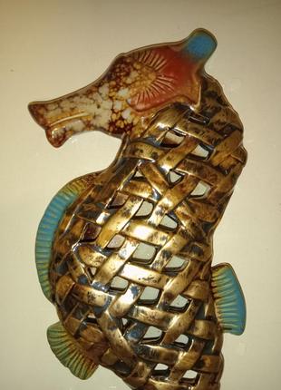Сувенир морской конек керамика морская тематика