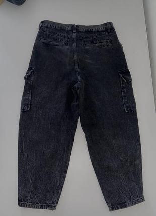 Zara джинси-карго укорочені (р. 38, s)2 фото