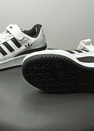 Кросівки білі adidas forum low 316-24 фото