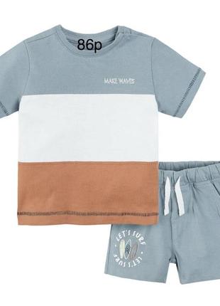 Cool club,костюм,комплект для мальчиков,футболка, шорты 86р
