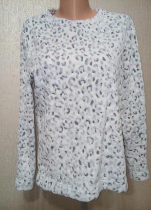 Піжамна плюшева кофта,кофта для дому