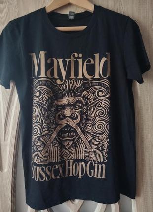 Футболка mayfield sussex hop gin, сказка о четвертом дунстане и дьяволе 😈 , джин