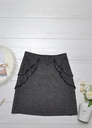 Красива сіро-чорна юбка dorothy perkins.1 фото