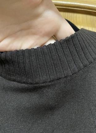 Подовжена зручна трикотажна футболка джемпер із коротким рукавом 50-54 р.6 фото
