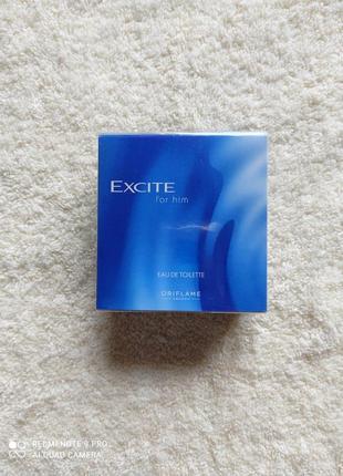 Туалетна вода excite for him oriflame