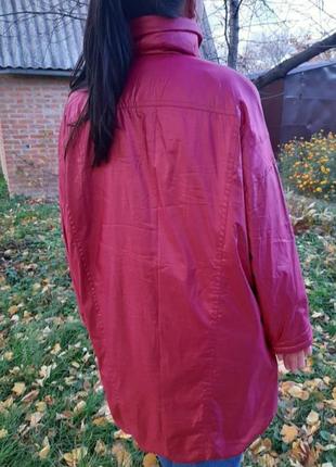 Розовая женская куртка ветровка оверсайз2 фото