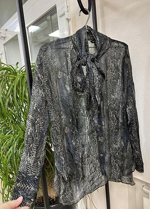 Блуза шовк massimo dutti