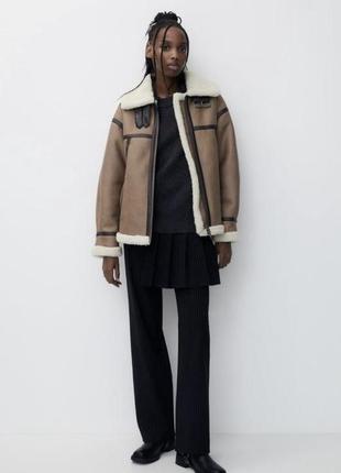 Дубленка pull & bear