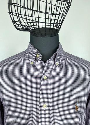 Стокова чоловіча сорочка oxford від polo ralph lauren3 фото