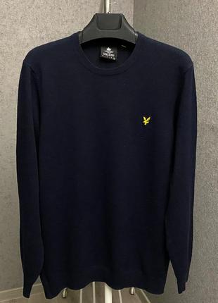 Синий свитер от бренда lyle&scott2 фото