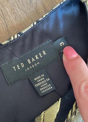 Платье яркое, приятное на ощупь снизу подкладка качественная бренд ted baker m-l искусственный шелк ацетат6 фото