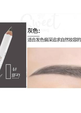Карандаш для бровей shiseido eyebrow pencil, япония4 фото