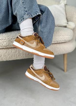 Найк датк ловлей теды верь nike dunk low teddy bear