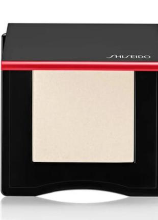 Хайлайтер-румяна shiseido inner glow cheek powder #09 ambient white.