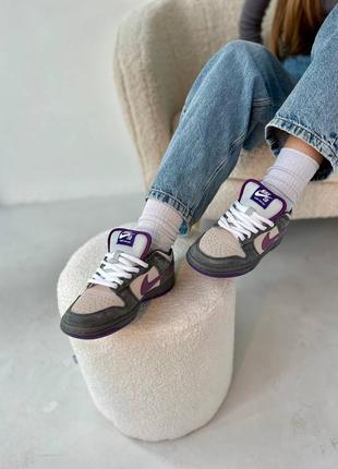 Найк сб данк лов про пурпур nike sb dunk low pro purple pigeon6 фото