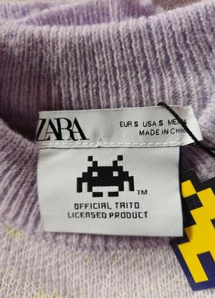 Светр zara x taito space invaders5 фото