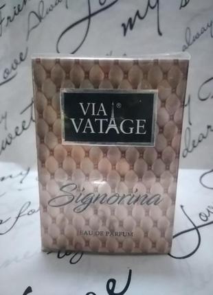 Туалетна вода для жінок via vatage signorina 100 мл