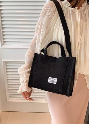 Модна чорна стильна сумка жіноча сумочка 31573 фото