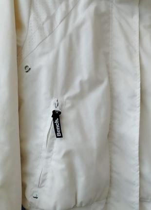Bench белая куртка на весну укороченая куртка бомпер3 фото