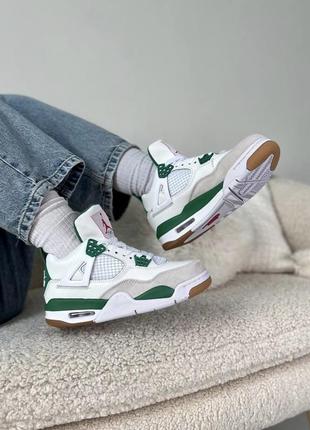 Nike air jordan 4 x retro x sb « pine green »