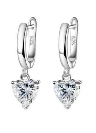 Серьги серебро silver original