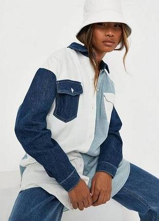 Белая кожаная панама эко кожа missguided