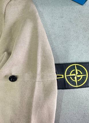 Худі stone island бежеве3 фото