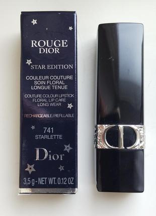 Стойкая помада dior rouge dior star limited edition4 фото