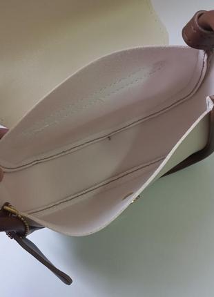 Модна молочна стильна сумка жіноча сумочка 31757 фото