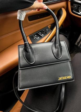 Жіноча сумка jacquemus чорна подарунок на 8 березня1 фото