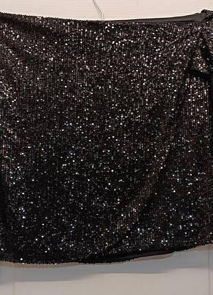 Юбка в пайетки