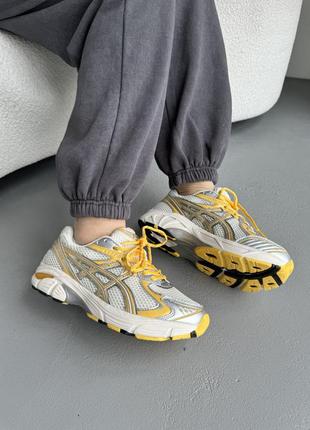 Жіночі кросівки asics gt-2160 silver yellow асікс сріблястого з жовтим кольорів