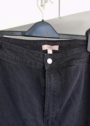 Класичні прямі джинси великий розмір4 фото