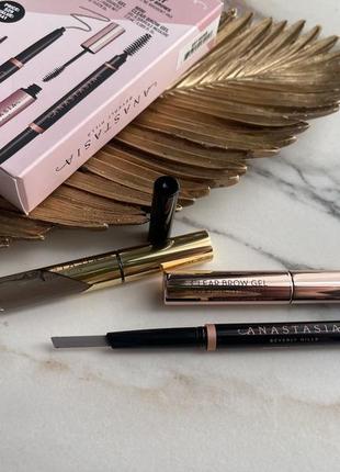 Олівець для брів brow definer anastasia soft brown , taupe