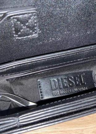Сумка дизеля diesel черная и серебро3 фото
