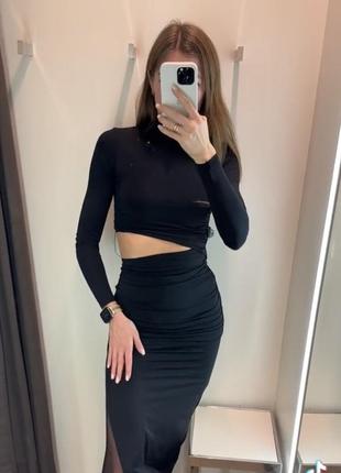 Платье платье миди zara
