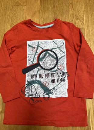 Лонгслив для мальчика 116 см 5/6 лет