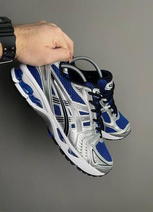 Мужские кроссовки asics gel-kayano 14 silver blue8 фото