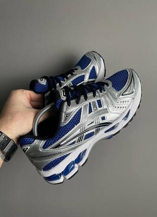 Мужские кроссовки asics gel-kayano 14 silver blue1 фото