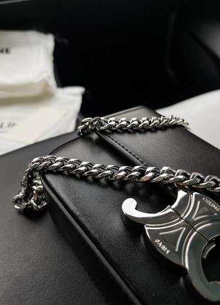 Жіноча сумка celine чорна подарунок на 8 березня4 фото